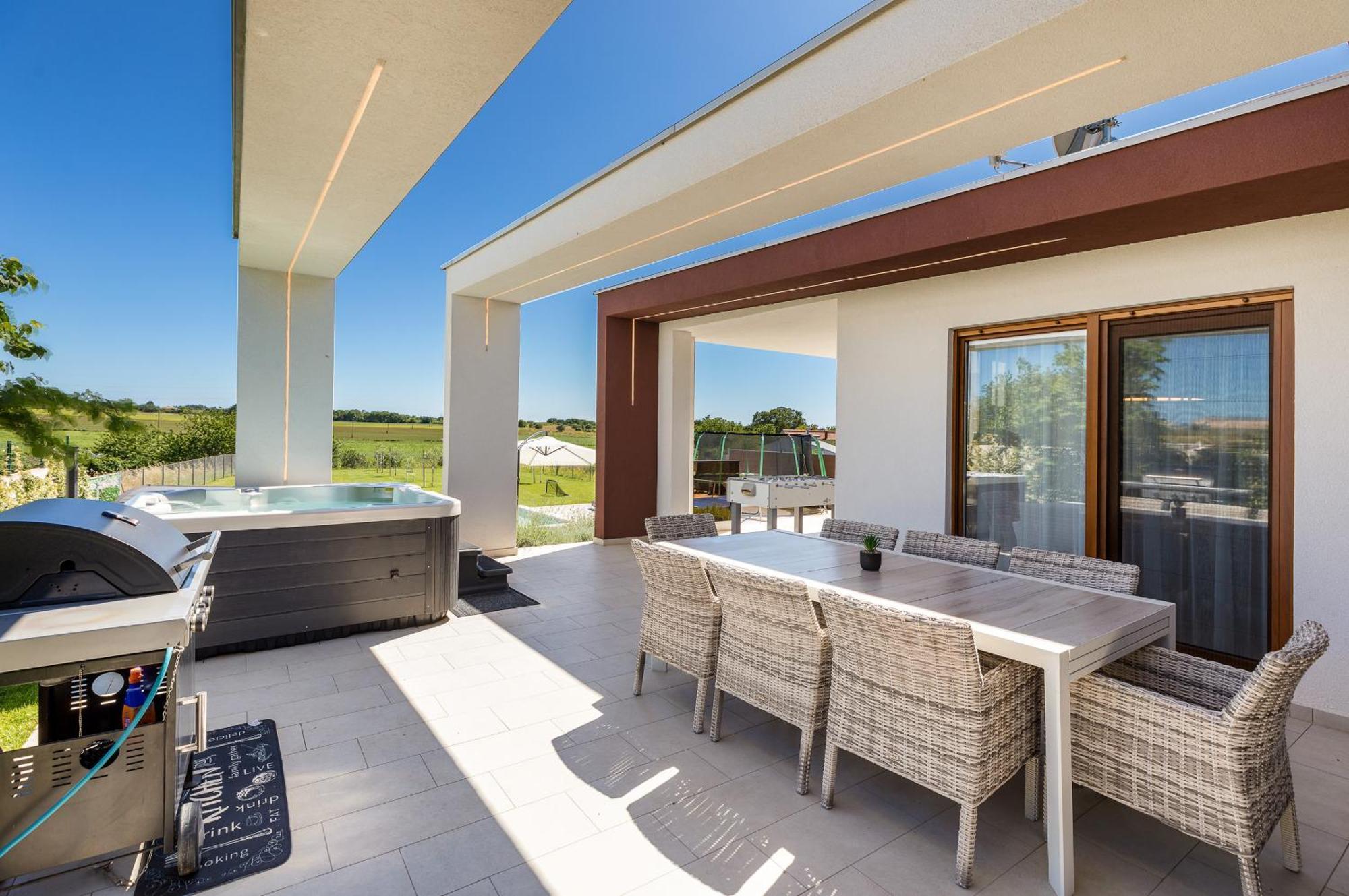 Grofica, New House, Heated Pool, Jacuzzi, Playgroung & Bbq, Near Beaches, - Istria Pola