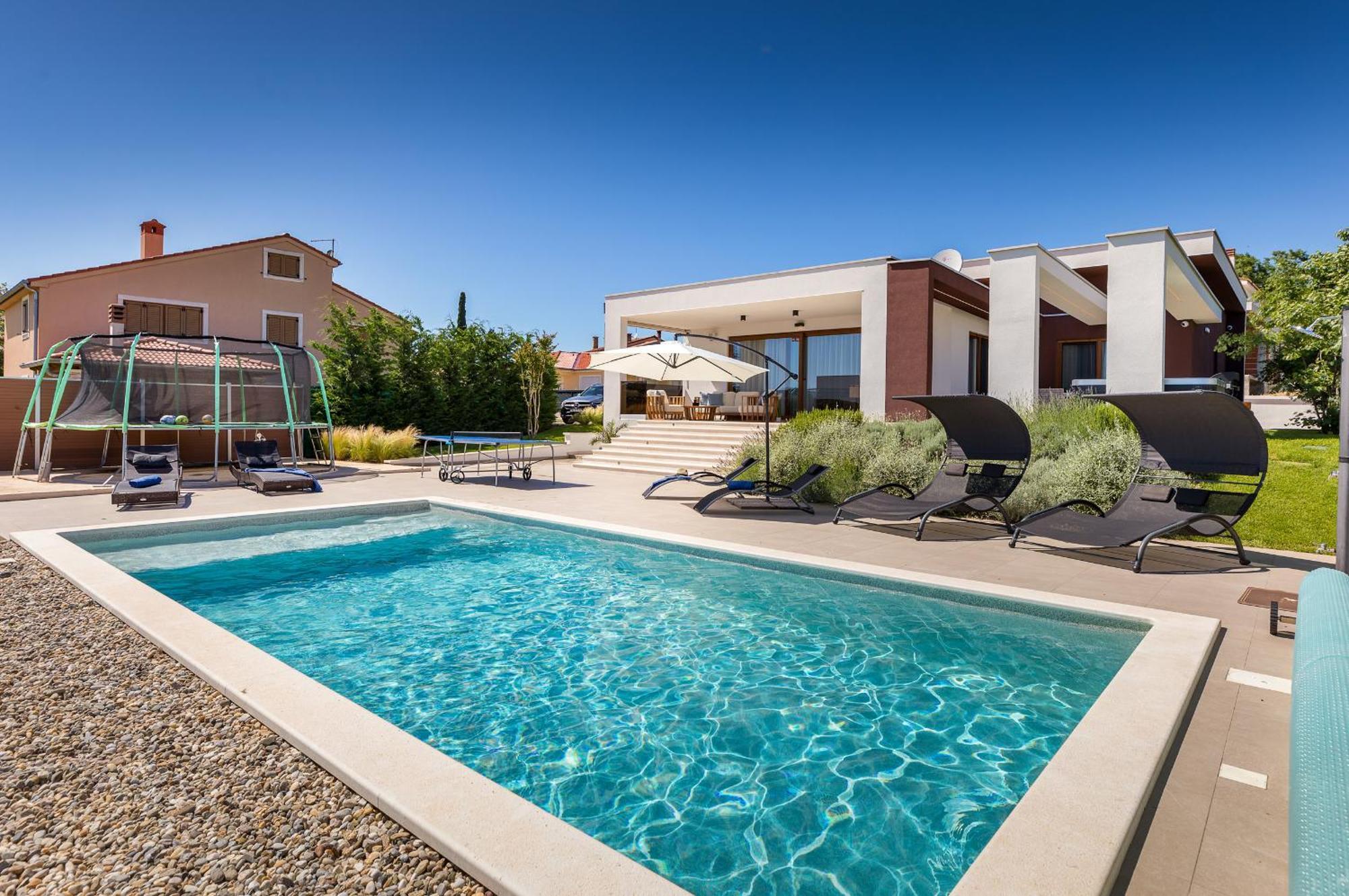 Grofica, New House, Heated Pool, Jacuzzi, Playgroung & Bbq, Near Beaches, - Istria Villa